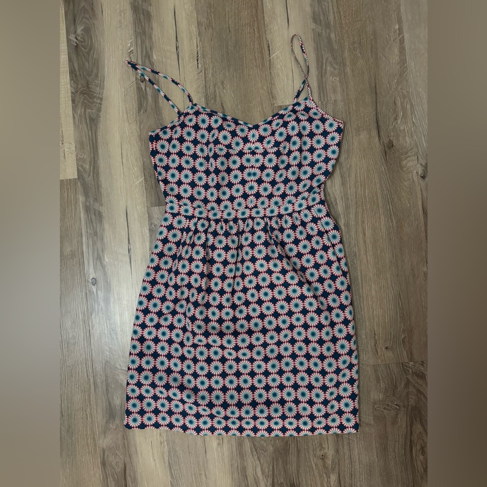 Floral Print Spaghetti Strap Dress